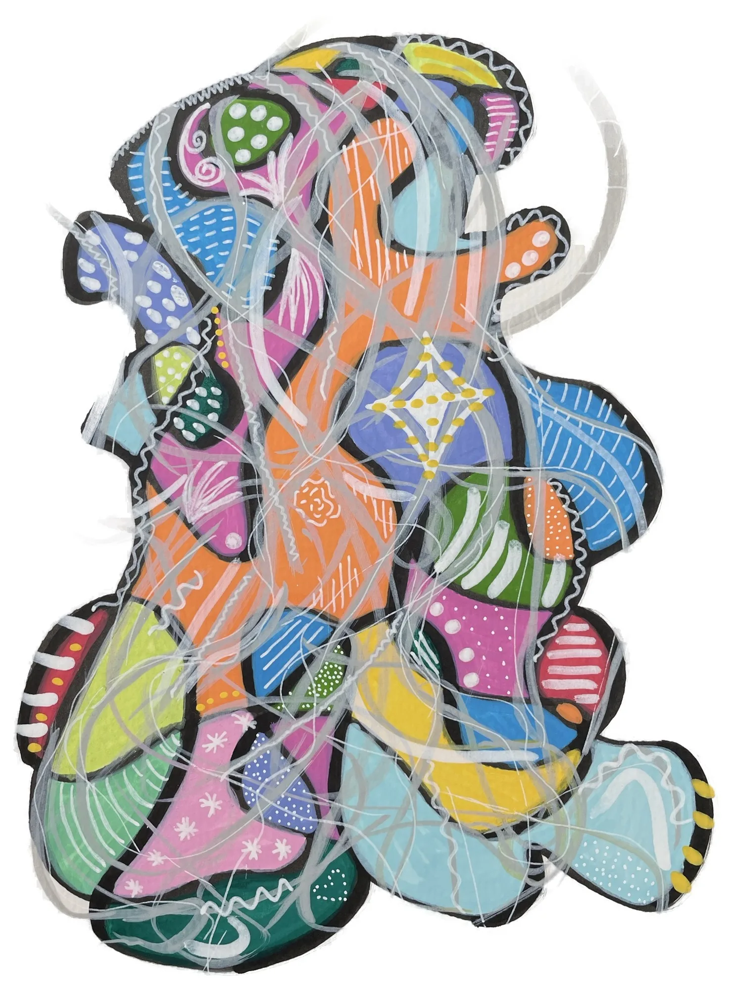 Smoke · Gratitude — painting by Basia